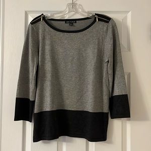 Cable & gauge sweater, size medium